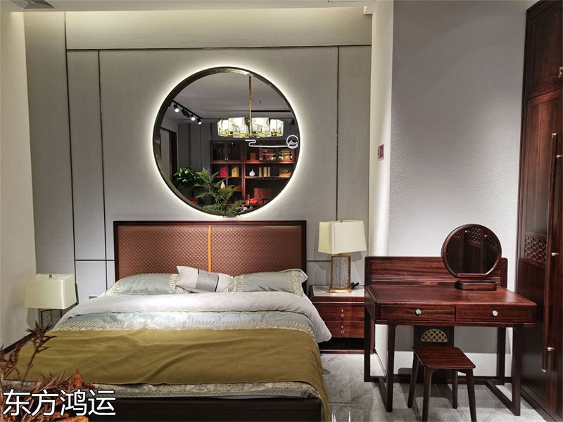 品橡家具 盧西彼海 東方鴻運國潮新中式烏金木家具展廳實拍