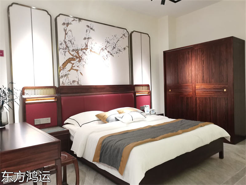 品橡家具 盧西彼海 東方鴻運國潮新中式烏金木家具展廳實拍