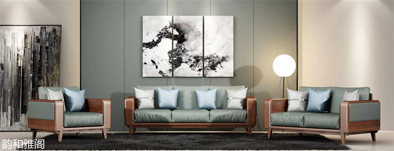 鼎堅家具 韻和雅閣 現(xiàn)代輕奢風格櫻桃木家具