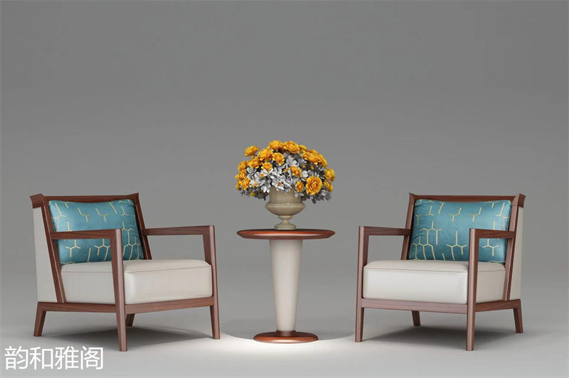 鼎堅家具 韻和雅閣 現(xiàn)代輕奢風格櫻桃木家具