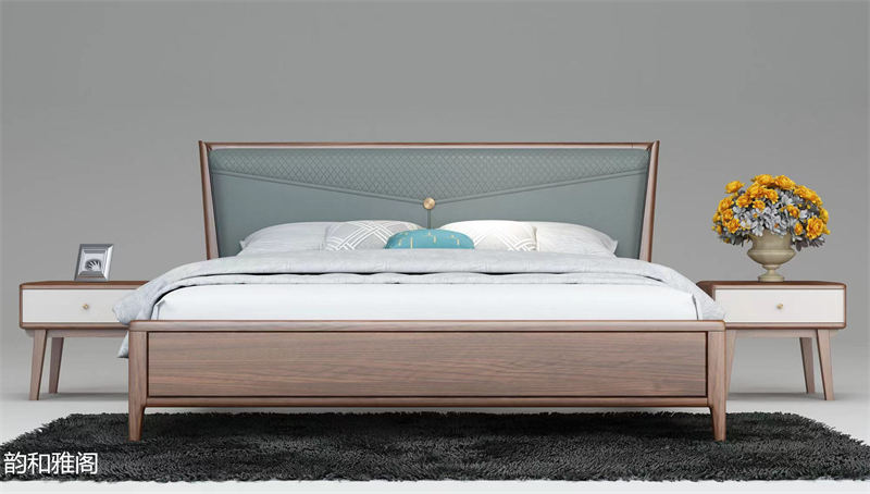 鼎堅家具 韻和雅閣 現(xiàn)代輕奢風格櫻桃木家具