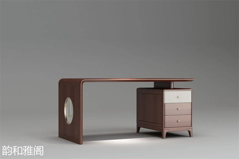 鼎堅家具 韻和雅閣 現(xiàn)代輕奢風格櫻桃木家具