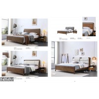 北歐風格家具，胡桃色、原木色北歐實木套房，意橡風情北歐系列家具，團團圓家具