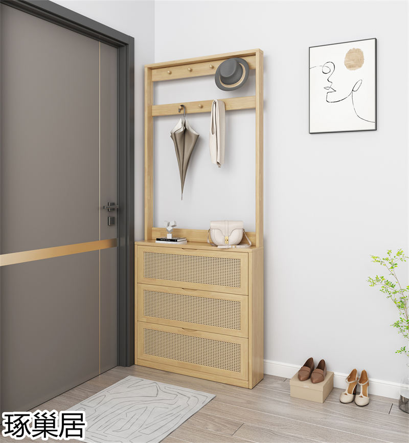 琢巢居 侘寂風(fēng)編藤實(shí)木家具