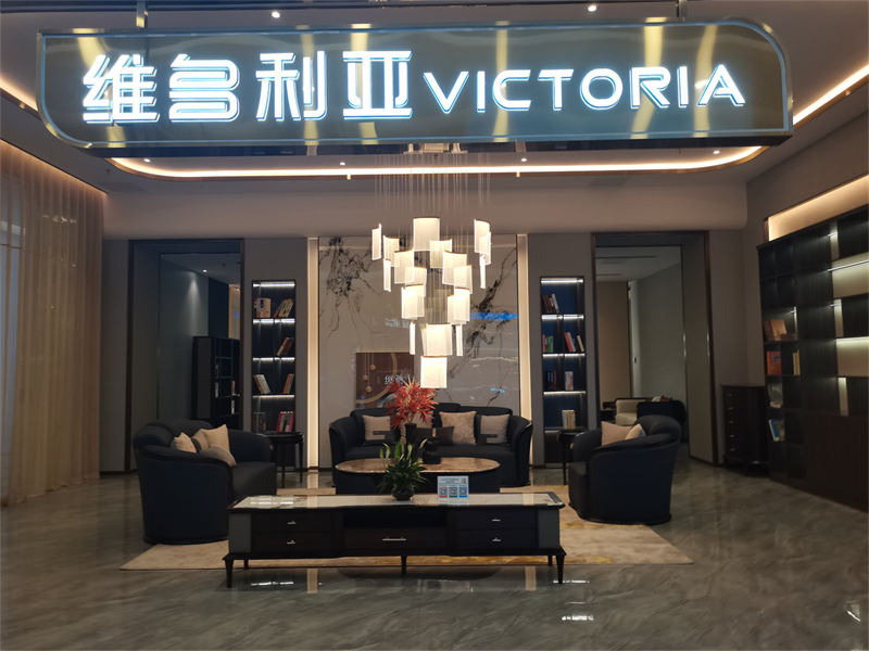 尚歐家具 維多利亞現代輕奢烏金木家具展廳實拍