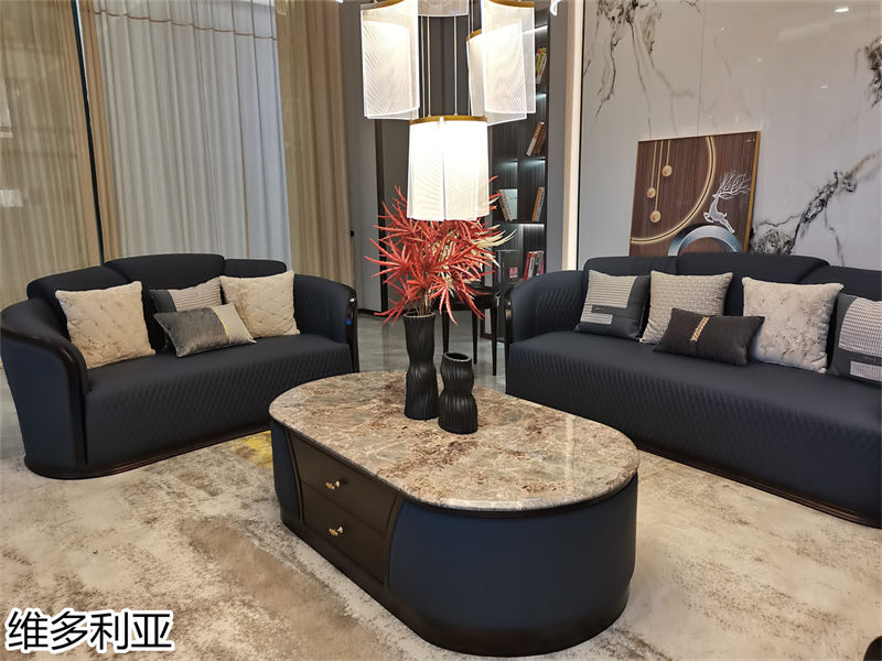 尚歐家具 維多利亞現代輕奢烏金木家具展廳實拍