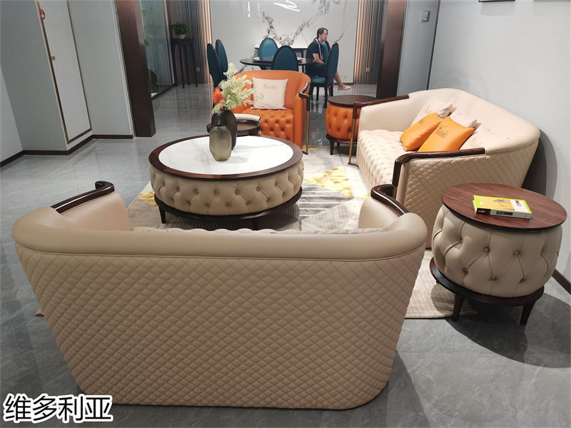 尚歐家具 維多利亞現代輕奢烏金木家具展廳實拍