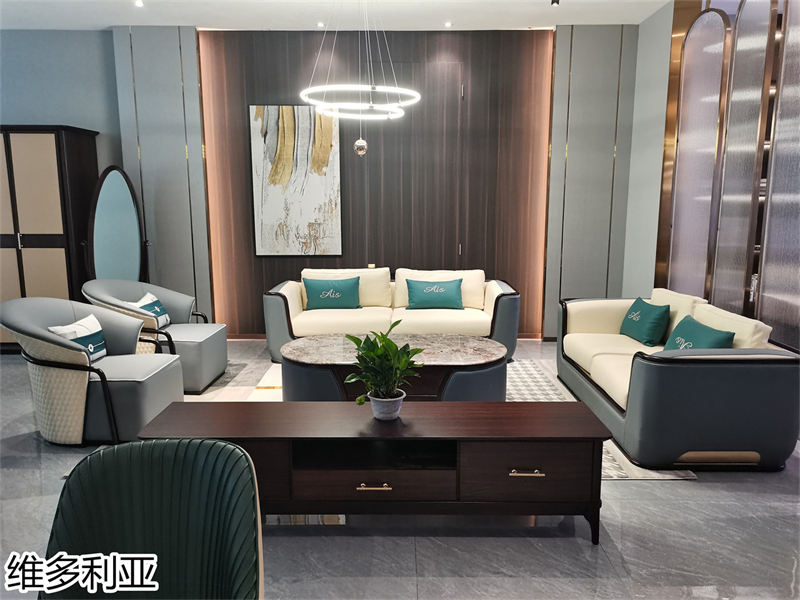 尚歐家具 維多利亞現代輕奢烏金木家具展廳實拍