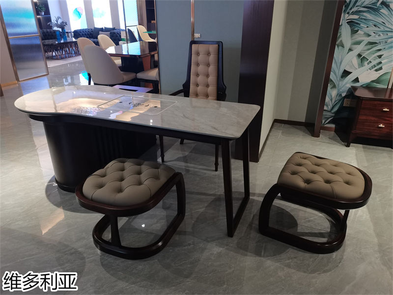 尚歐家具 維多利亞現代輕奢烏金木家具展廳實拍