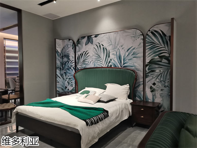 尚歐家具 維多利亞現代輕奢烏金木家具展廳實拍