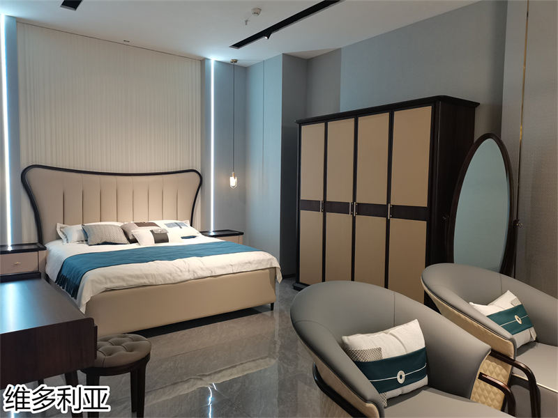 尚歐家具 維多利亞現代輕奢烏金木家具展廳實拍