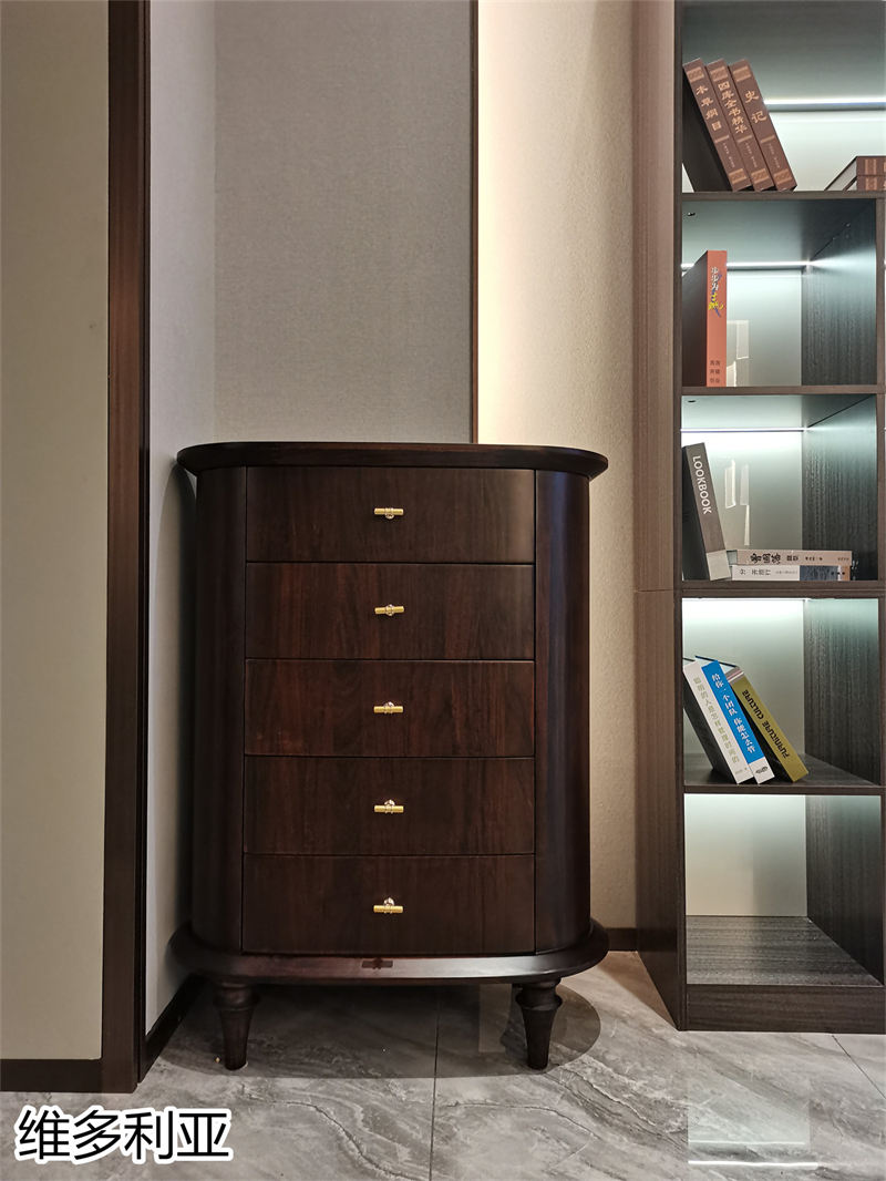 尚歐家具 維多利亞現代輕奢烏金木家具展廳實拍