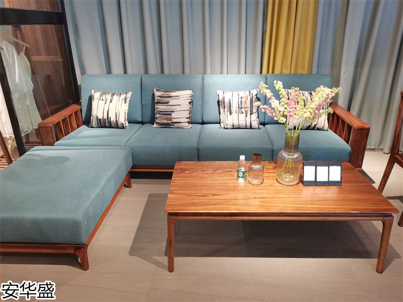 安華盛 現(xiàn)代極簡(jiǎn)風(fēng)格烏金木家具展廳實(shí)拍