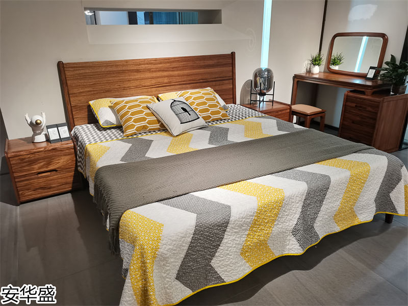 安華盛 現(xiàn)代極簡(jiǎn)風(fēng)格烏金木家具展廳實(shí)拍