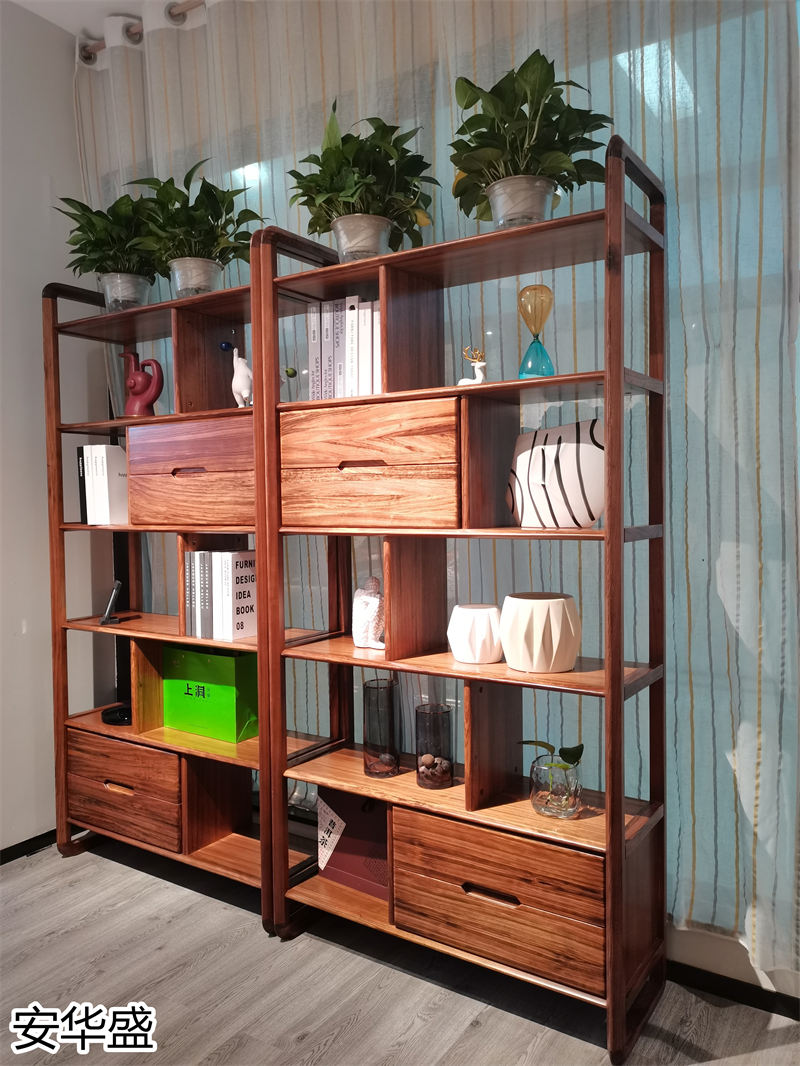 安華盛 現(xiàn)代極簡(jiǎn)風(fēng)格烏金木家具展廳實(shí)拍