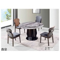 鑫皇家居,極簡輕奢兩廳家具,江西超晶石臺面餐桌,茶幾,電視柜,南康微晶石定制加工廠家