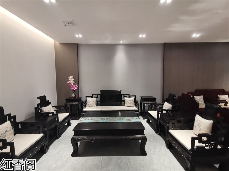 紅香閣 龍回紅 紅木家具展廳實拍