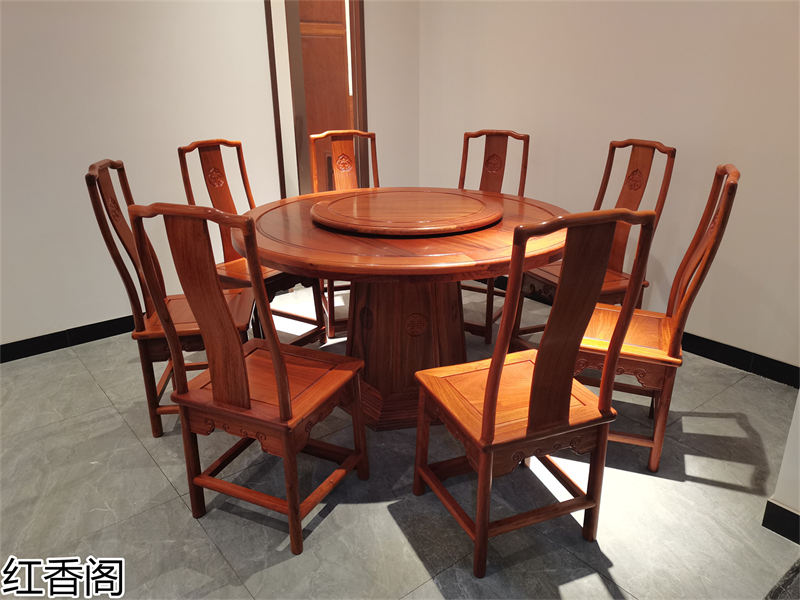 紅香閣 龍回紅 紅木家具展廳實拍
