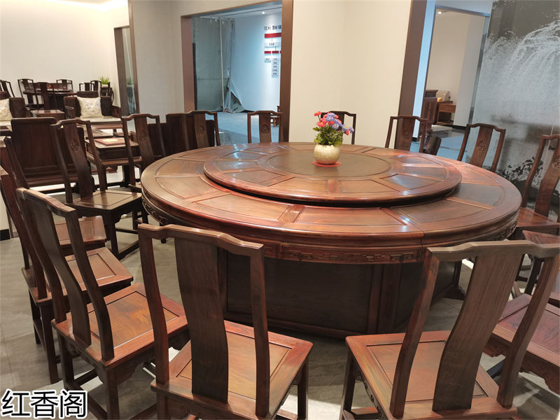 紅香閣 龍回紅 紅木家具展廳實拍