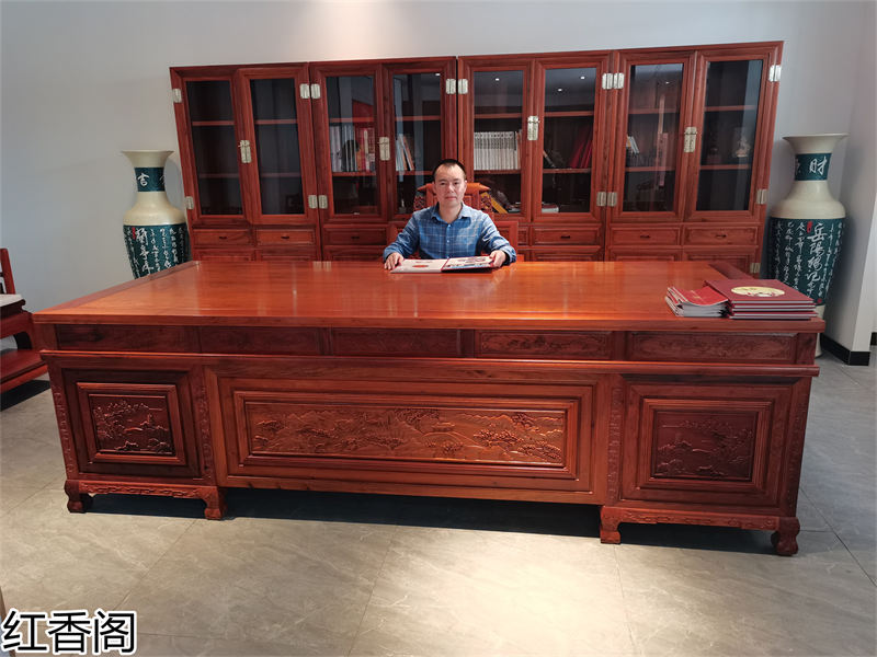 紅香閣 龍回紅 紅木家具展廳實拍