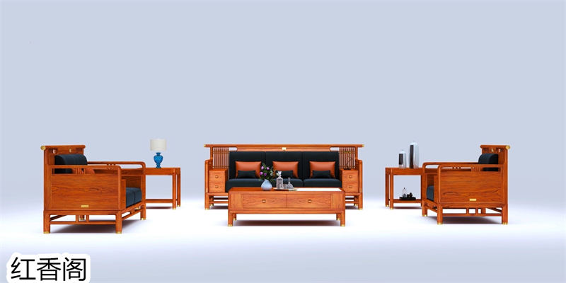 紅香閣 龍回紅 紅木家具