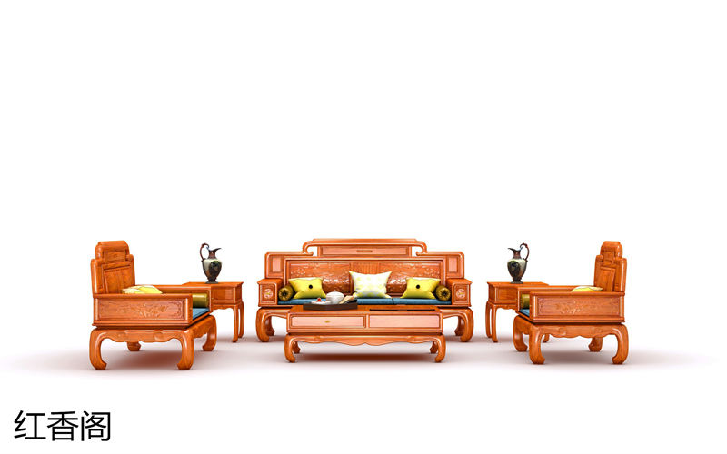 紅香閣 龍回紅 紅木家具