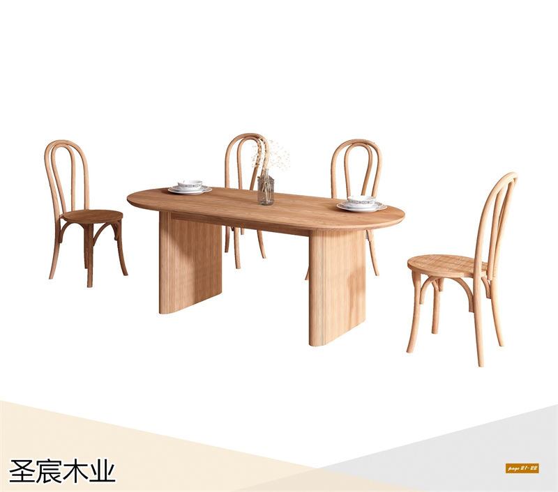 侘寂風白蠟木套房家具