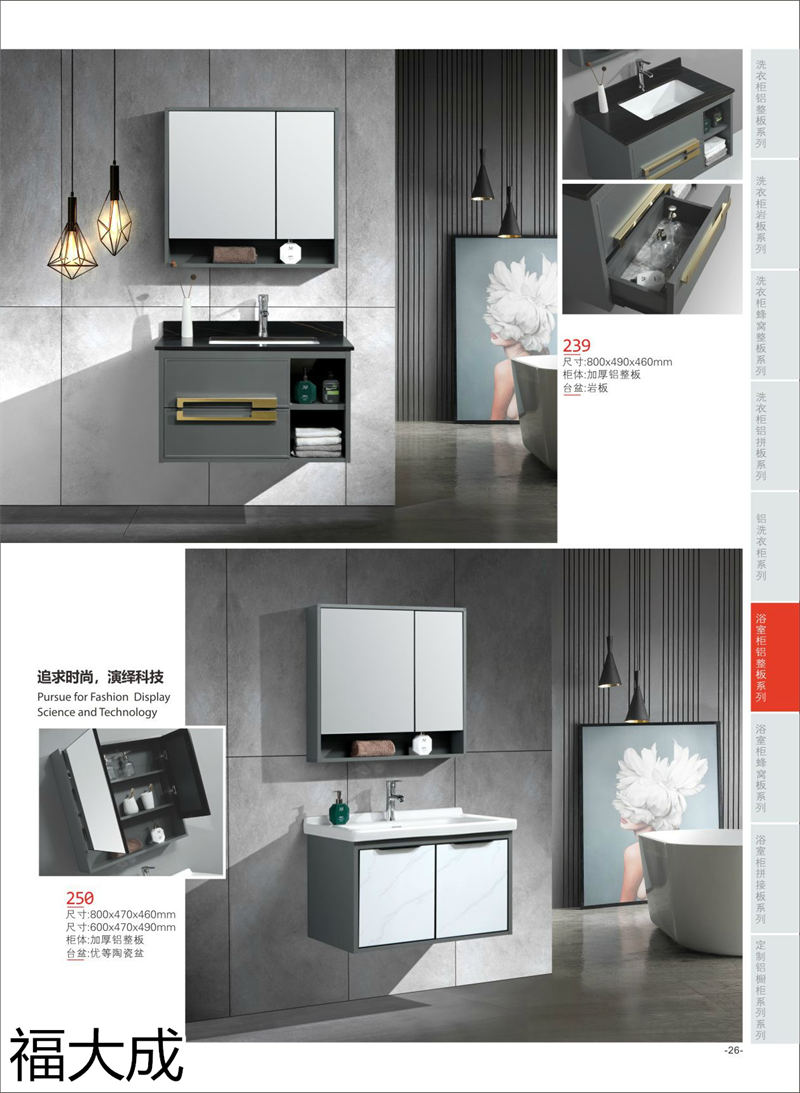 福大成衛浴 浴室柜