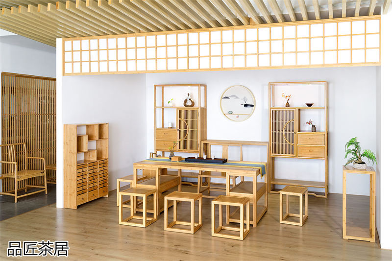 品匠茶居 竹空間家具工程案例