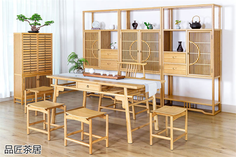 品匠茶居 竹空間家具工程案例