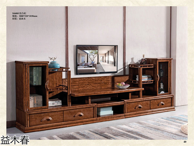 益木春 雞翅木、紫金梨木、虎斑木家具