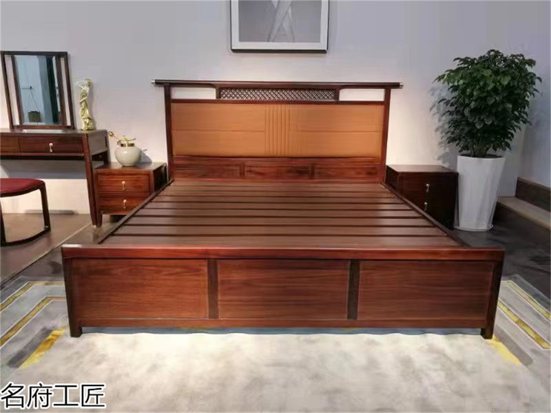 名府工匠風雅薈國潮新中式黑檀木家具展廳實拍