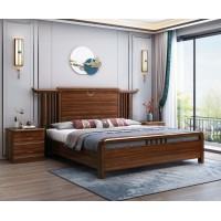 鑫亞軒家具卓越皇朝：烏金木大床9026#