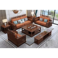 鑫亞軒家具卓越皇朝：烏金木1+2+3沙發622#