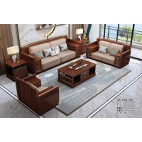 鑫亞軒家具卓越皇朝：烏金木1+2+3沙發629＃