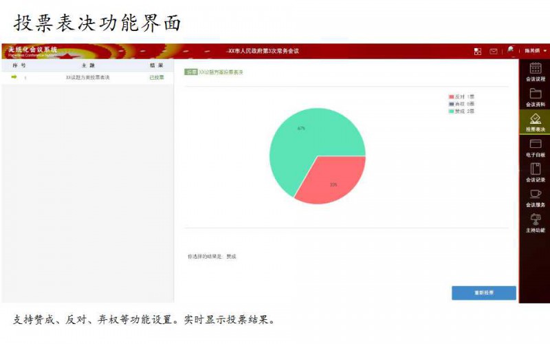 一靈智能多功能無紙化會議系統