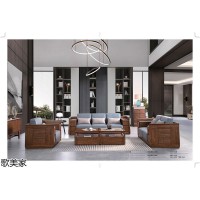 歌美家意式極簡家具，南康金絲胡桃木家具廠家，江西現(xiàn)代極簡胡桃木套房，港柏家具