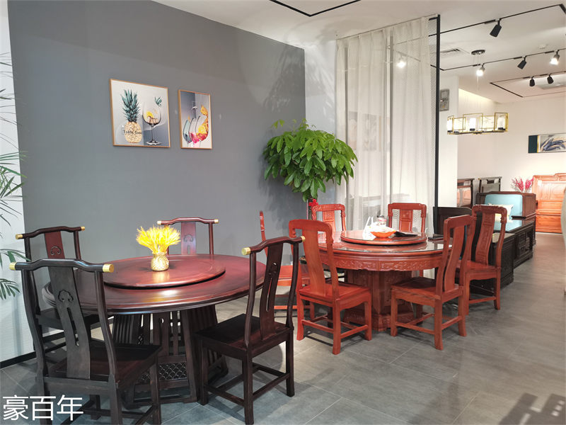 豪百年家具&middot;企隆 東南亞紅檀/印尼花梨木家具展廳實拍