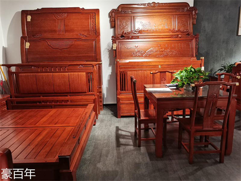 豪百年家具&middot;企隆 東南亞紅檀/印尼花梨木家具展廳實拍