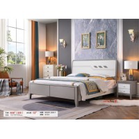 長(zhǎng)樂(lè)家具輕奢系列：大床608#（壓紋）