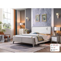 長(zhǎng)樂(lè)家具輕奢系列：大床609#（壓紋）