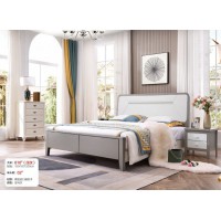 長(zhǎng)樂(lè)家具輕奢系列：大床610#（壓紋）