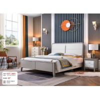 長(zhǎng)樂(lè)家具輕奢系列：大床612#（壓紋）