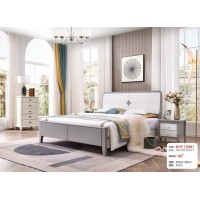 長樂家具輕奢系列：大床813#（壓紋）