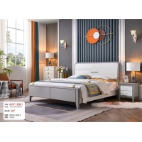 長樂家具輕奢系列：大床819#（壓紋）