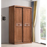 長樂家具胡桃木系列：二門推拉衣柜A282#
