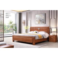長(zhǎng)樂(lè)家具胡桃木系列：大床A211#