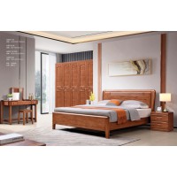 長(zhǎng)樂(lè)家具胡桃木系列：大床A206#