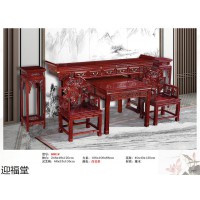 迎福堂家具，南康中堂家具，供桌、生態、八仙桌廠家，描金廳堂客廳家具，福厚堂家具