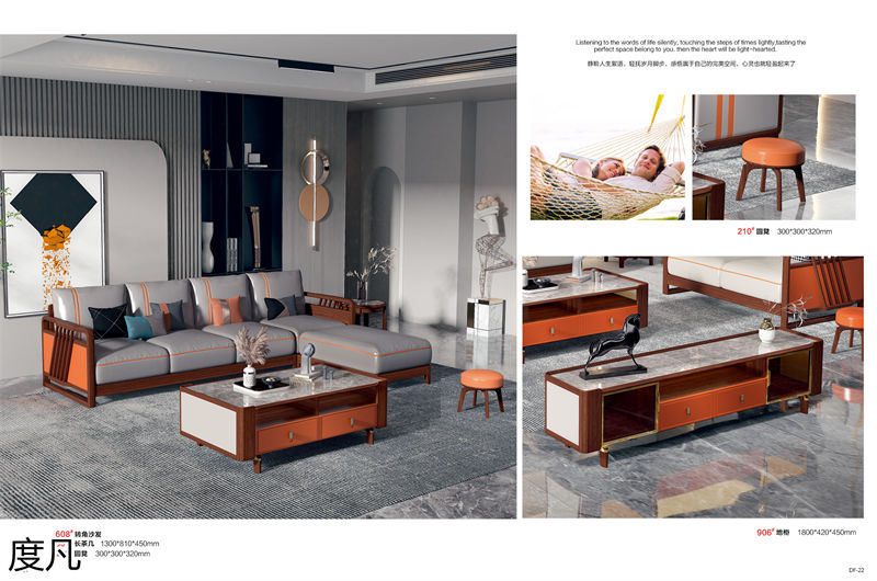 度凡現代簡約南美黑檀木家具